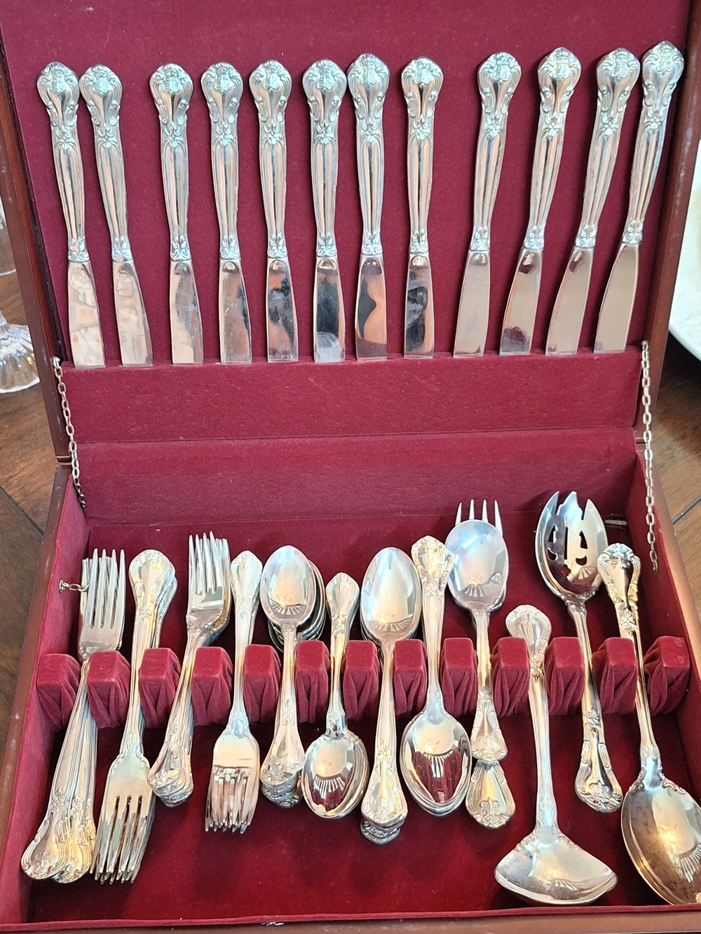 Godinger Silver Flatware Service For 12